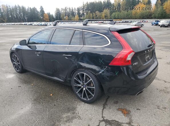 YV140MEK0H1357679 2017 VOLVO V60 Черный Задняя левая четверть