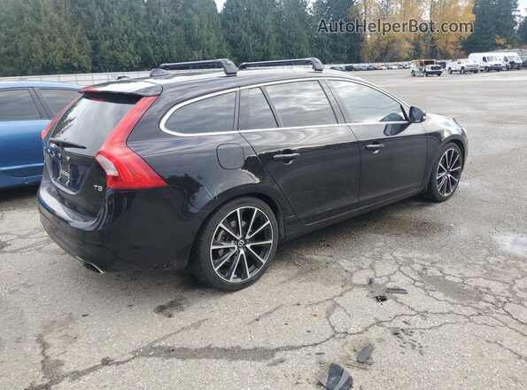 YV140MEK0H1357679 2017 VOLVO V60 Черный Задняя правая четверть