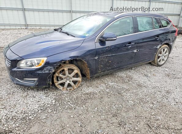 YV140MEK1H1330104 2017 VOLVO V60 Черный Передняя левая четверть