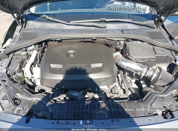 YV140MEK6H1373045 2017 VOLVO V60 Blue Вид ззаду