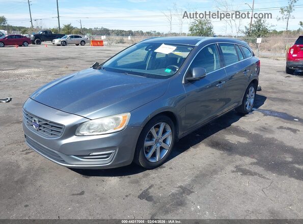 YV140MEK6H1373045 2017 VOLVO V60 Blue Передня ліва чверть