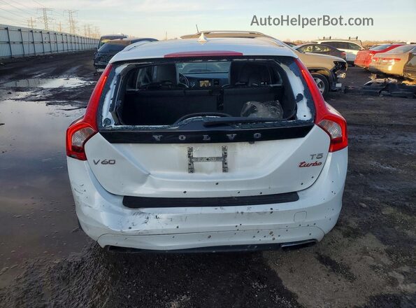 YV140MEK7H1372941 2017 VOLVO V60 Белый Вид сзади