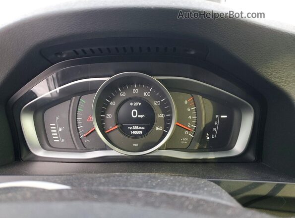 YV140MTL9H2428013 2017 VOLVO S60 Серый Вид щитка приборов