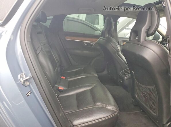 YV1A22ML7H1000995 2017 VOLVO S90 Blue Вид задньої частини салону