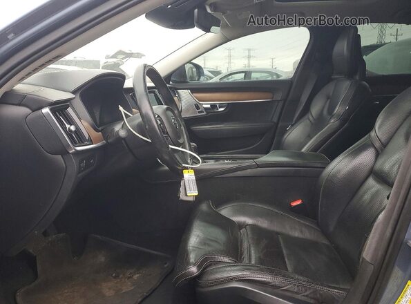 YV1A22ML7H1000995 2017 VOLVO S90 Blue Вид панелі приладів