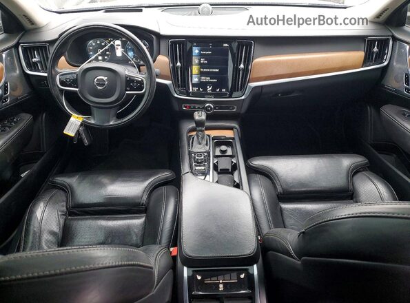 YV1A22ML7H1000995 2017 VOLVO S90 Blue Вид щитка приладів