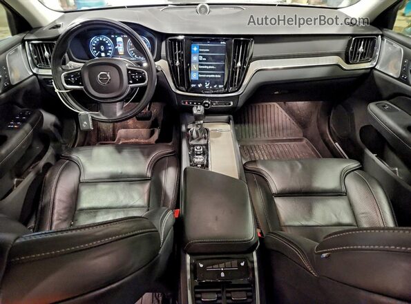 YV1A22SL5K1007406 2019 VOLVO V60 Желто-коричневый Вид панели приборов