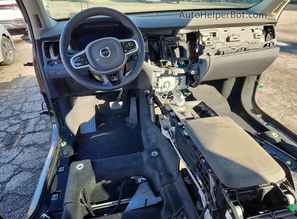 YV4062JB7S1370298 2025 VOLVO XC90 Black წინა პანელის ხედი