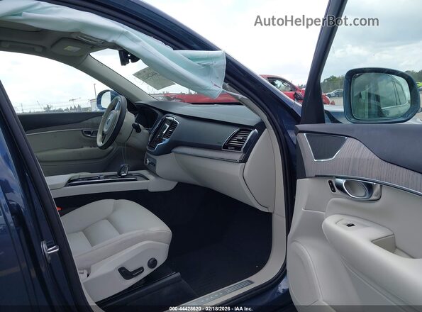YV4062PEXS1339290 2025 VOLVO XC90 Blue Widok wnętrza z przodu