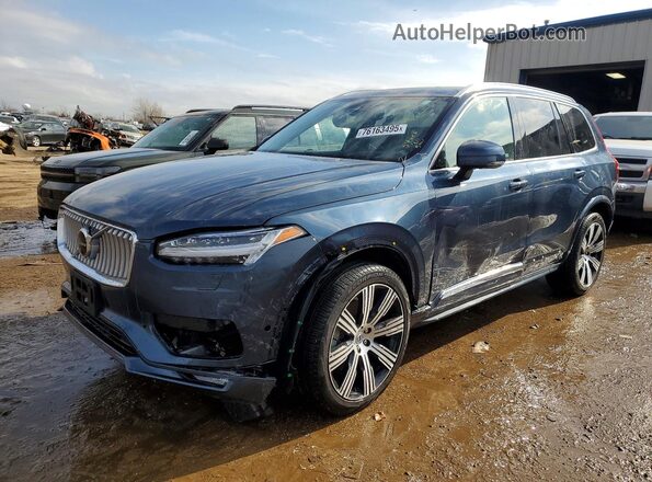 YV4062PFXR1169709 2024 VOLVO XC90 Синий Передняя левая четверть