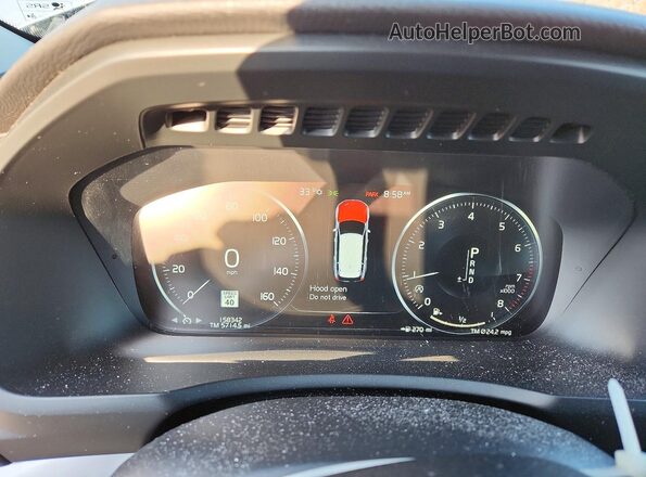 YV4102XK2G1085044 2016 VOLVO XC90 Серебряный Вид щитка приборов