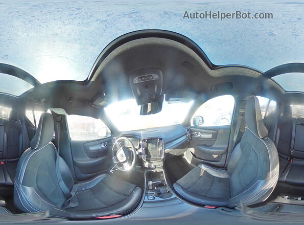 YV4162UM2K2095581 2019 VOLVO XC40 Синий Панорамный вид салона 360°