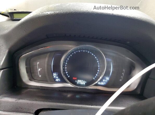 YV440MBK6G1238671 2016 VOLVO XC70 Silver Вид щитка приладів