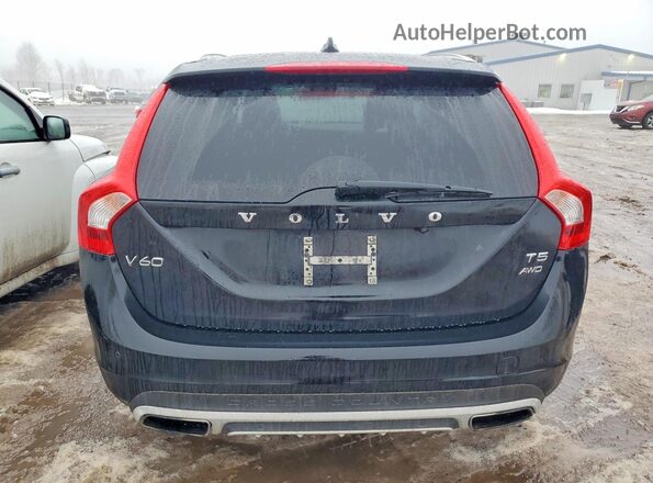 YV440MWK2H1026510 2017 VOLVO V60 Black Widok z tyłu