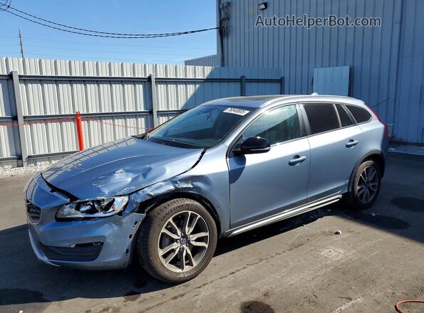 YV440MWK2J2058356 2018 VOLVO V60 Синий Передняя левая четверть
