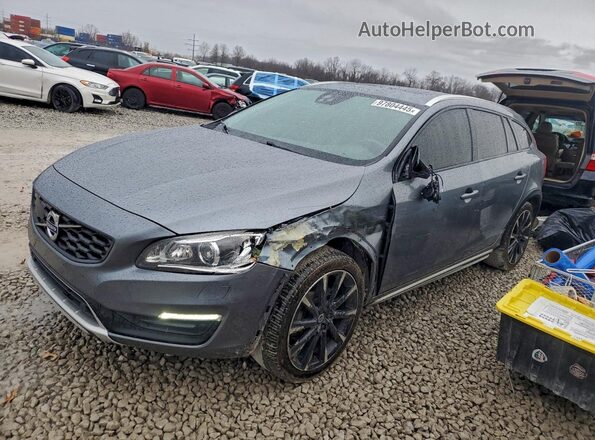 YV440MWM2H1031806 2017 VOLVO V60 Gray Передня ліва чверть