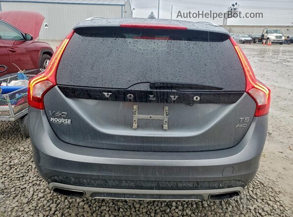 YV440MWM2H1031806 2017 VOLVO V60 Gray Вид ззаду