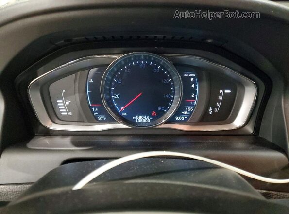 YV449MDK0G2787635 2016 VOLVO XC60 Серебряный Вид щитка приборов