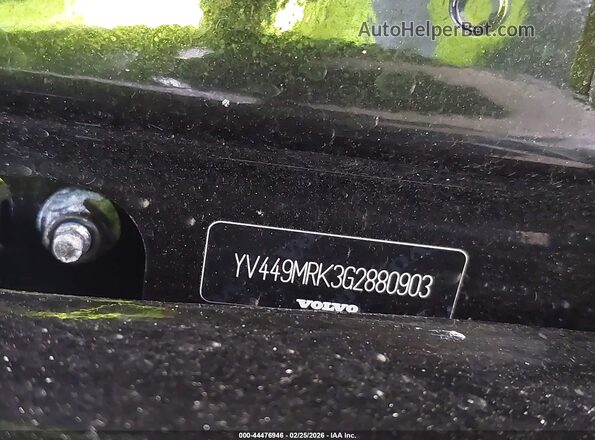 YV449MRK3G2880903 2016 VOLVO XC60 Black Widok komory silnika