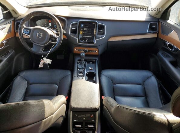 YV4A22PK2M1735271 2021 VOLVO XC90 Black წინა პანელის ხედი