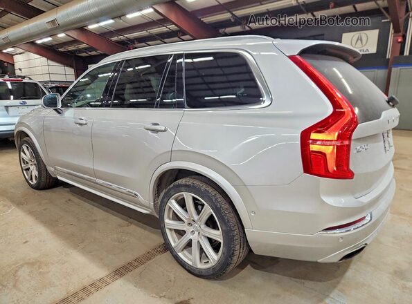 YV4A22PL0J1364339 2018 VOLVO XC90 Silver Задня ліва чверть
