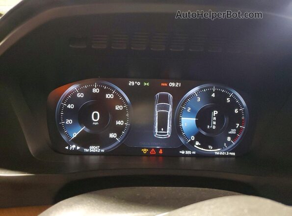 YV4A22PL2K1499887 2019 VOLVO XC90 Серебряный Вид щитка приборов