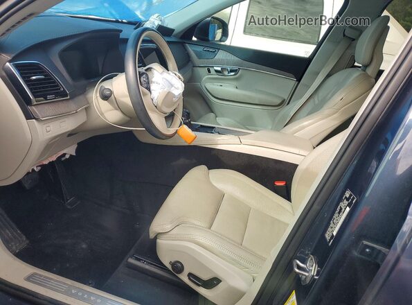 YV4A22PL2M1672701 2021 VOLVO XC90 Blue წინა სალონის ხედი