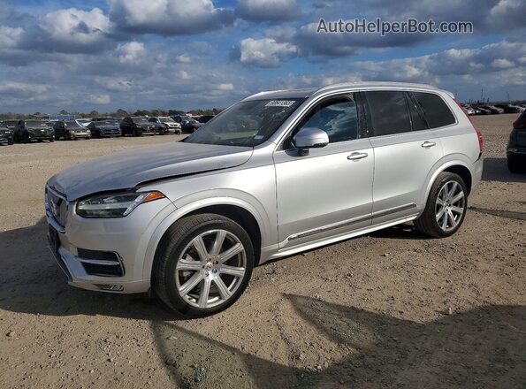 YV4A22PL4K1448312 2019 VOLVO XC90 Silver Передня ліва чверть