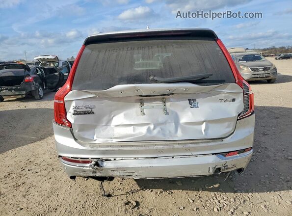 YV4A22PL4K1448312 2019 VOLVO XC90 Silver Вид ззаду