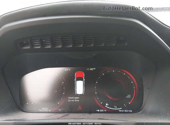 YV4A22PL9G1086212 2016 VOLVO XC90 Blue Հետևի նստատեղերի տեսք