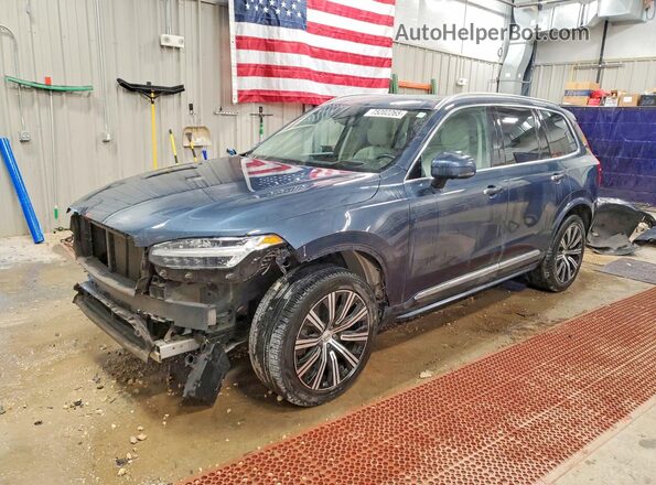 YV4A22PL9L1581245 2020 VOLVO XC90 Blue წინა მარცხენა ხედი სამი მეოთხედიდან