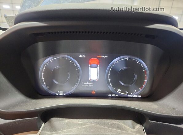 YV4AC2HL2K2071775 2019 VOLVO XC40 Gray Widok zestawu wskaźników
