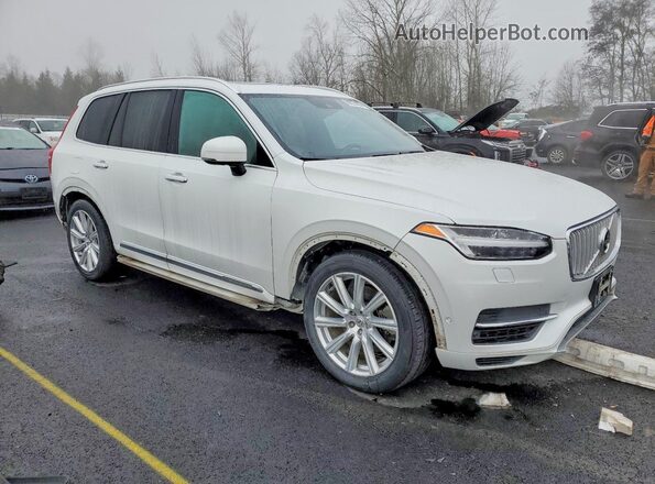 YV4BC0PL0H1126197 2017 VOLVO XC90 White Delantero derecho