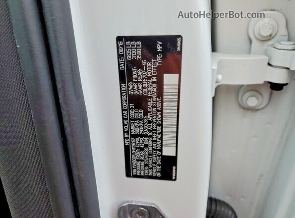 YV4BC0PL0H1126197 2017 VOLVO XC90 White Vista interior de 360 grados