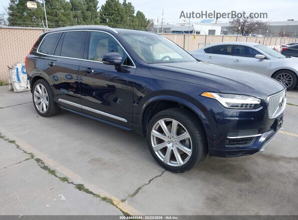 YV4BC0PL1H1111322 2017 VOLVO XC90 HYBRID Blue წინა მარჯვენა