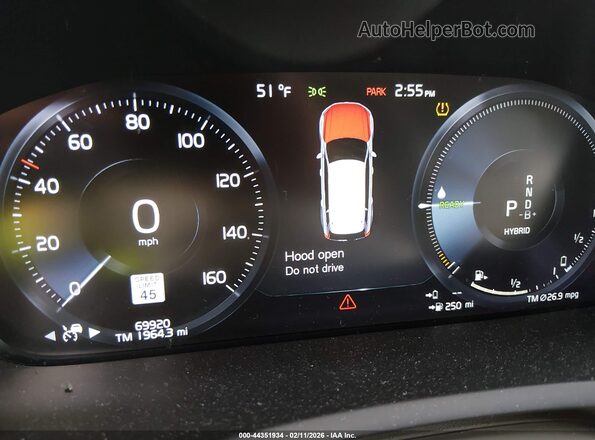 YV4BR00L6N1784269 2022 VOLVO XC90 RECHARGE PLUG-IN HYBRID Белый Вид задних сидений