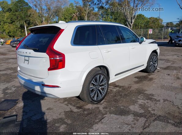YV4BR00Z1N1820177 2022 VOLVO XC90 RECHARGE PLUG-IN HYBRID Белый Задняя правая четверть