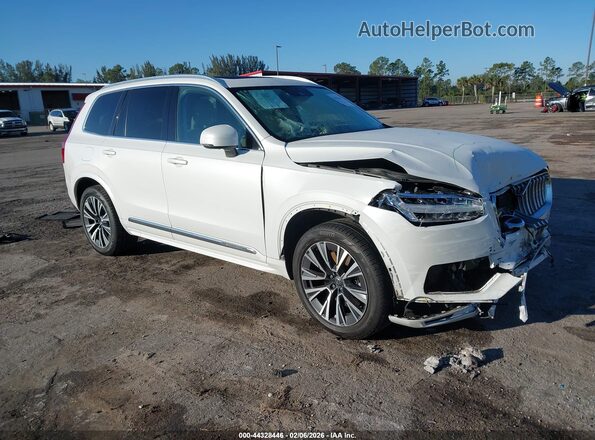 YV4BR00Z1N1820177 2022 VOLVO XC90 RECHARGE PLUG-IN HYBRID Белый Передняя правая четверть