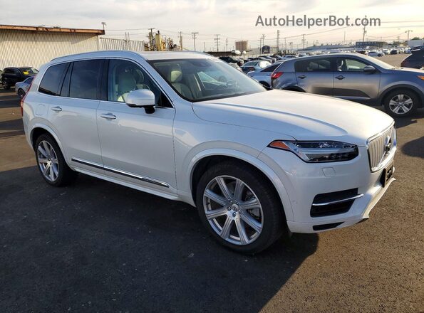 YV4BR0PL7J1345260 2018 VOLVO XC90 Белый Передняя правая четверть