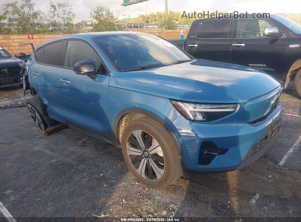 YV4ED3GL6P2065331 2023 VOLVO C40 RECHARGE PURE ELECTRIC Blue წინა მარჯვენა