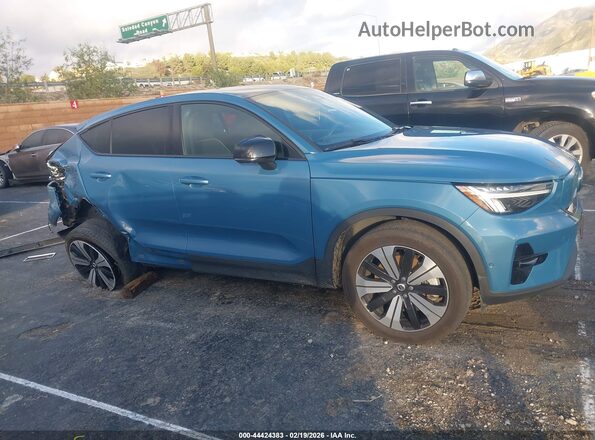 YV4ED3GL6P2065331 2023 VOLVO C40 RECHARGE PURE ELECTRIC Blue სალონის 360-გრადუსიანი ხედი