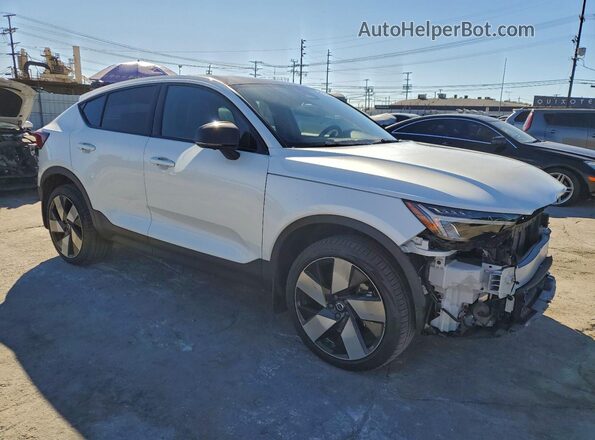 YV4ED3GL7P2055018 2023 VOLVO C40 Белый Передняя правая четверть