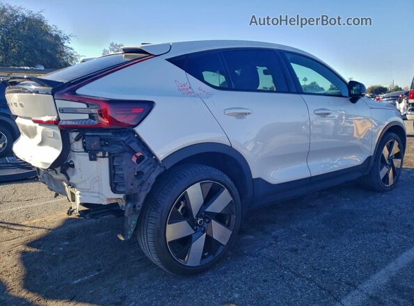 YV4ED3GM4P2055230 2023 VOLVO C40 Белый Задняя правая четверть