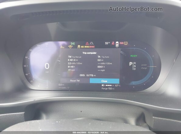 YV4ED3GM6P2039398 2023 VOLVO C40 RECHARGE PURE ELECTRIC Синий Вид задних сидений