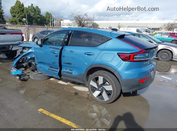 YV4ED3GM6P2039398 2023 VOLVO C40 RECHARGE PURE ELECTRIC Синий Задняя левая четверть