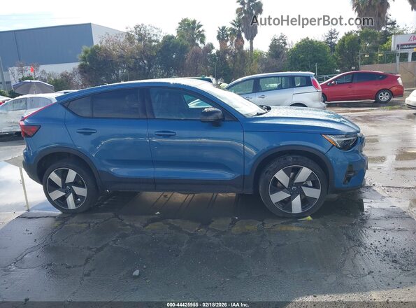 YV4ED3GM6P2039398 2023 VOLVO C40 RECHARGE PURE ELECTRIC Синий Панорамный вид салона 360°