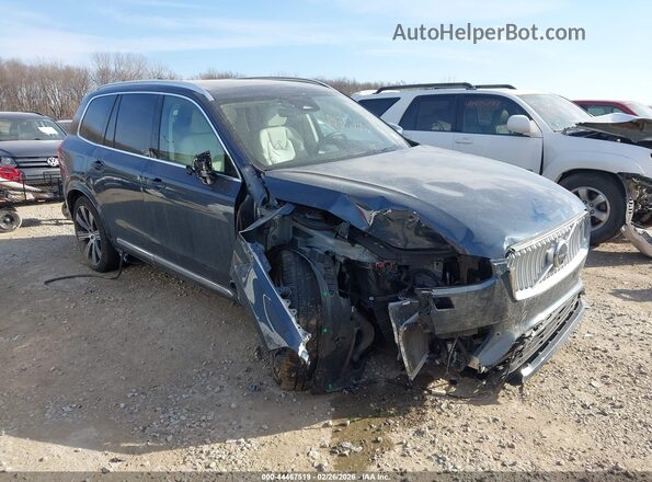 YV4H60CE4R1170181 2024 VOLVO XC90 RECHARGE PLUG-IN HYBRID Dark Blue Передняя правая четверть