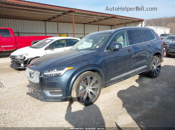 YV4H60CE4R1170181 2024 VOLVO XC90 RECHARGE PLUG-IN HYBRID Dark Blue Передняя левая четверть