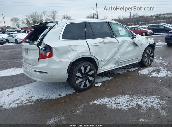 YV4H60CF1R1192194 2024 VOLVO XC90 RECHARGE PLUG-IN HYBRID White Tył prawy