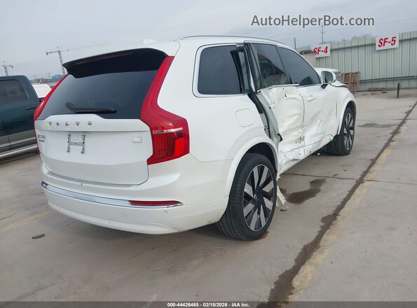 YV4H60LE3R1255853 2024 VOLVO XC90 RECHARGE PLUG-IN HYBRID White Rear right